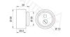 AUTEX 641418 Tensioner Pulley, timing belt